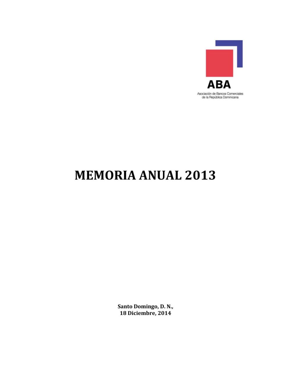 Memoria anual - 2013_page1